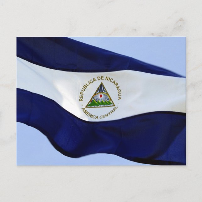 nicaragua flagga vykort (Framsida)