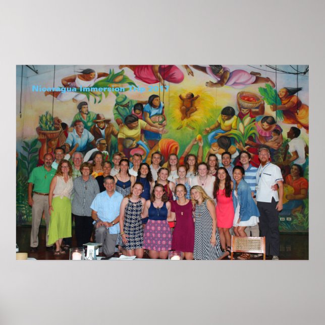 Nicaragua Immersion Resa 2017 Poster (Framsidan)