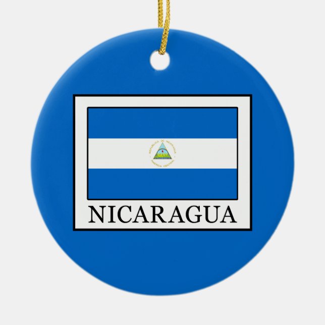 Nicaragua Julgransprydnad Keramik (Framsidan)