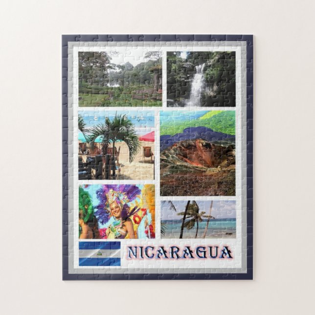 Nicaragua - Mosaic - Pussel (Vertikal)