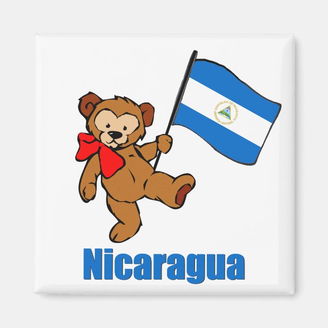 Nicaragua Nalle Magnet (Framsidan)