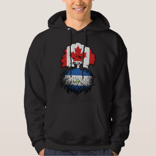 Nicaragua Nicaraguan Canadian Canada Träd Roots Hoodie