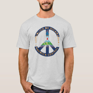 Nicaragua Peace Flagga Souvenir T Shirt