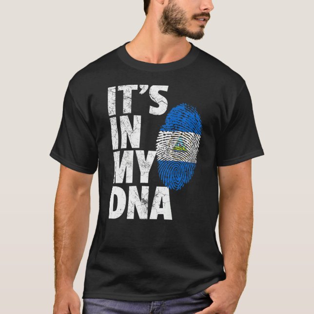 Nicaragua Pride Land Home Nation Family T Shirt (Framsida)