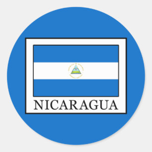 Nicaragua Runt Klistermärke
