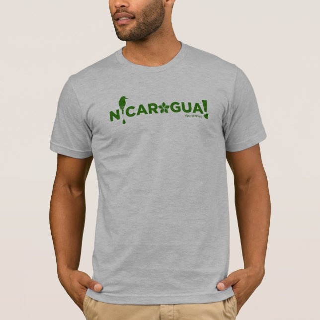 Nicaragua Souvenir T-Shirt (Framsida)
