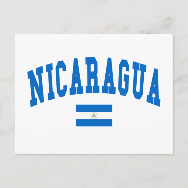 Nicaragua Stil Vykort (Framsida)