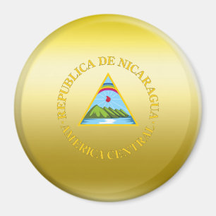 Nicaragua vapensköld magnet