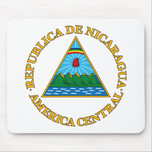 Nicaragua vapensköld Mousepad Musmatta