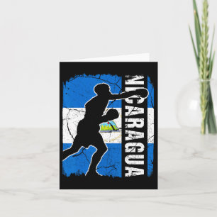 Nicaraguan Boxing Team Nicaragua Flagga Boxing Glo Kort