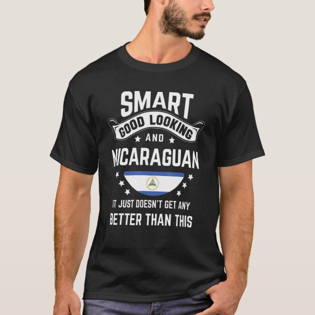 Nicaraguan Flag Native Pride Nicaragua Nicaraguan  T Shirt (Framsida)