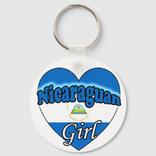 Nicaraguan Girl Nyckelring
