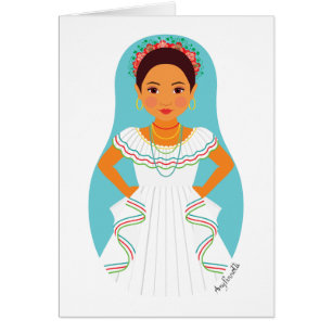 Nicaraguan Matryoshka Card OBS Kort