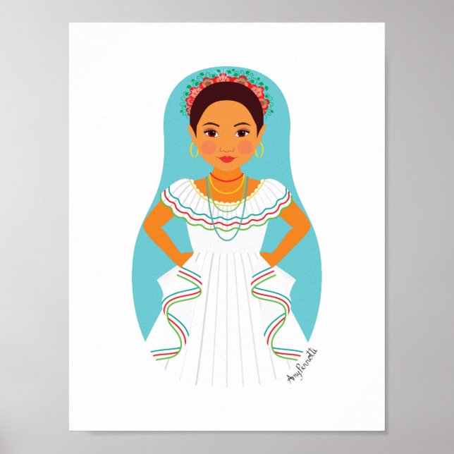 Nicaraguan Matryoshka Poster (Framsidan)