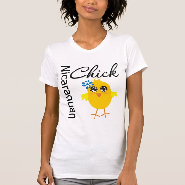 Nicaraguansk chick t-shirt (Framsida)