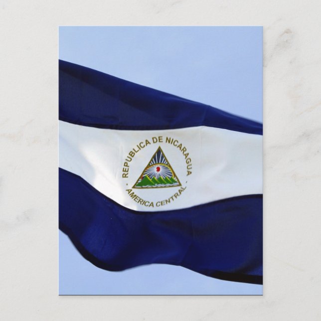 nicaraguansk flagga vykort (Framsida)