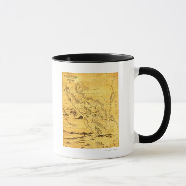 NicaraguaPanoramic MapNicaragua Mugg (Höger)