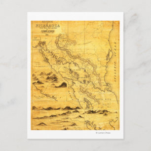 NicaraguaPanoramic MapNicaragua Vykort