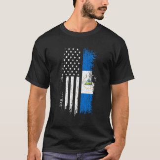 Nicaraguas amerikanska Pride Nicaragua T Shirt