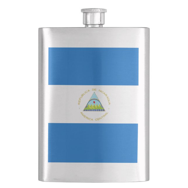 Nicaraguas flagga fickplunta (Framsidan)