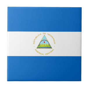 Nicaraguas flagga kakelplatta