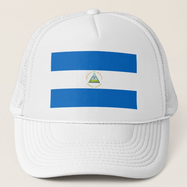 Nicaraguas flagga keps (Framsida)