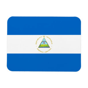 Nicaraguas flagga magnet