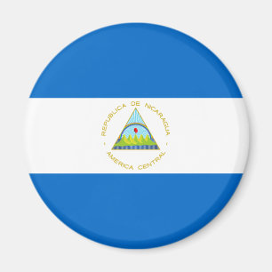 Nicaraguas flagga magnet