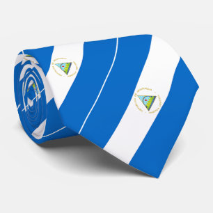 Nicaraguas flagga slips