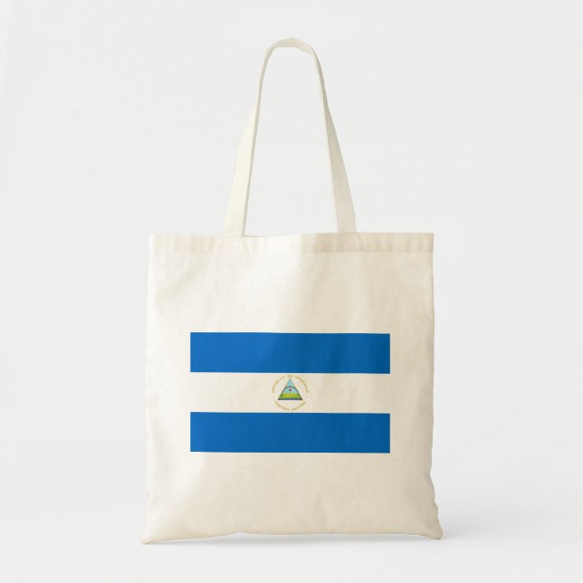 Nicaraguas flagga tygkasse (Framsidan)