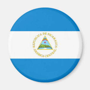 Nicaraguas landsflagga nationell symbol magnet