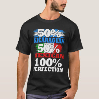 Nicaraguas mexikanska Pride Mexiko Nicaragua Latin T Shirt