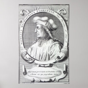 Niccolo Machiavelli 1724 Poster