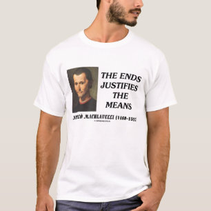 Niccolo Machiavelli avslutar försvarar T-shirt