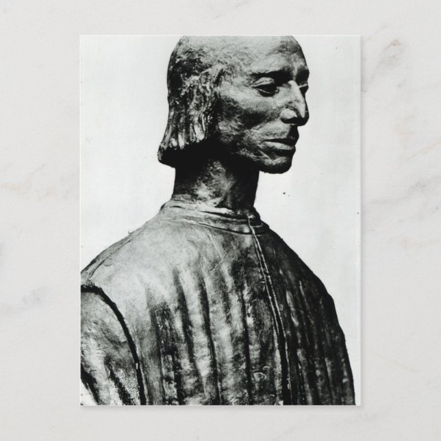 Niccolo Machiavelli Bust Vykort (Framsida)