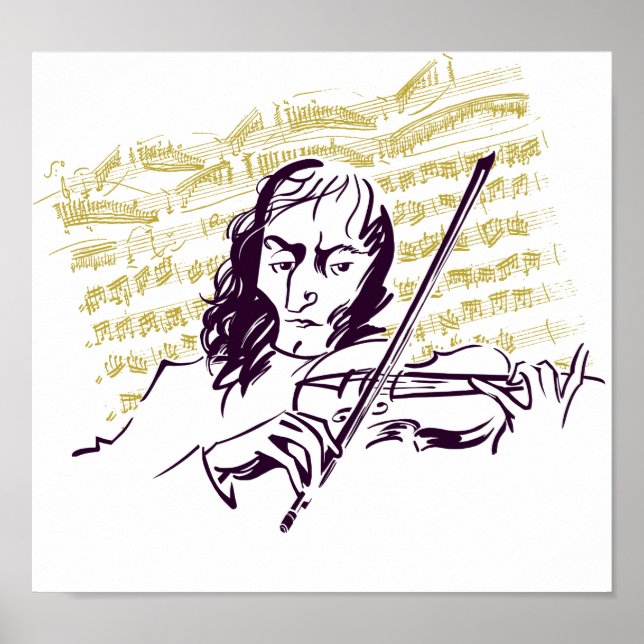 Niccolo Paganini Poster (Framsidan)