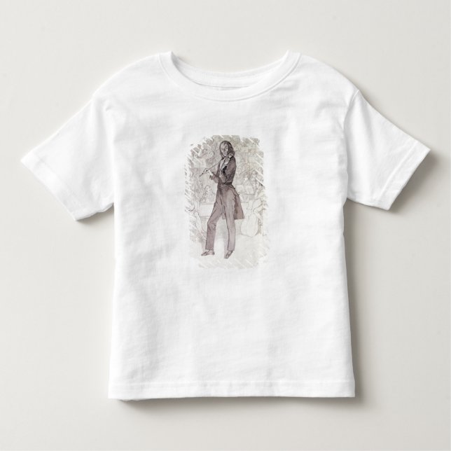 Niccolo Paganini, violinist T Shirt (Framsida)