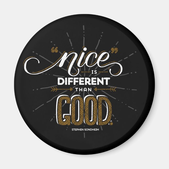 Nice är annorlunda än Bra Magnet (Framsidan)