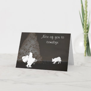 "Nice av dig till jul för comebye" ~BorderCollie Helgkort