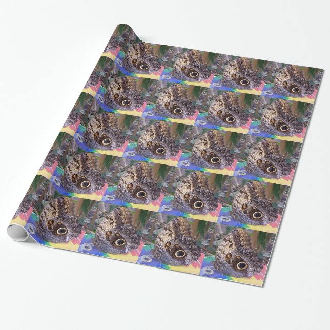 Nice Butterfly Wrapping Papper Presentpapper (Utrullad)