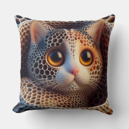 Nice CatThrow Pillow Kudde