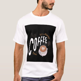 nice coffee cup design t shirt