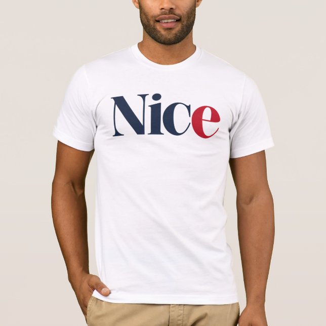 Nice, Cote d'Azur, Fransk Riviera, Frankrike T Shirt (Framsida)