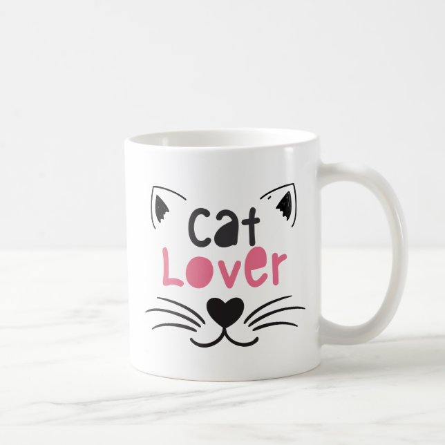 Nice design for cat lovers kaffemugg (Höger)