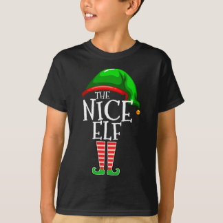 Nice-Elf-gruppen matchar familjejulen T Shirt