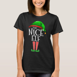 Nice-Elf-gruppen matchar familjejulen T Shirt