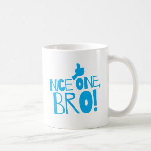 Nice en Bro! Nyazeeländskt roligt för Kiwi Kaffemugg