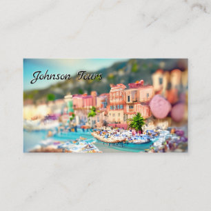 Nice Frankrike Ligcape Rosa Turcos Europe Travel Visitkort