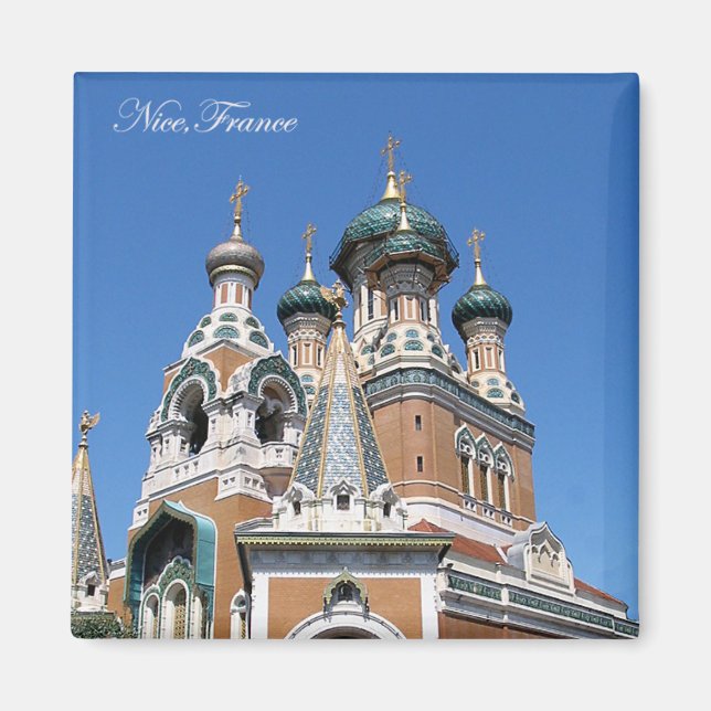 Nice Frankrike Magnet (Framsidan)