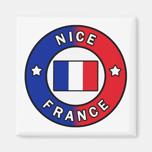 Nice Frankrike Magnet (Framsidan)